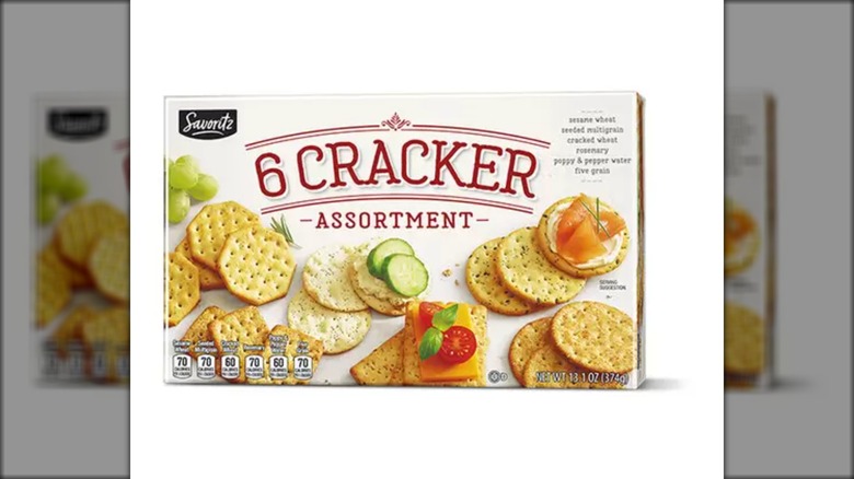 Pack of aldi crackers