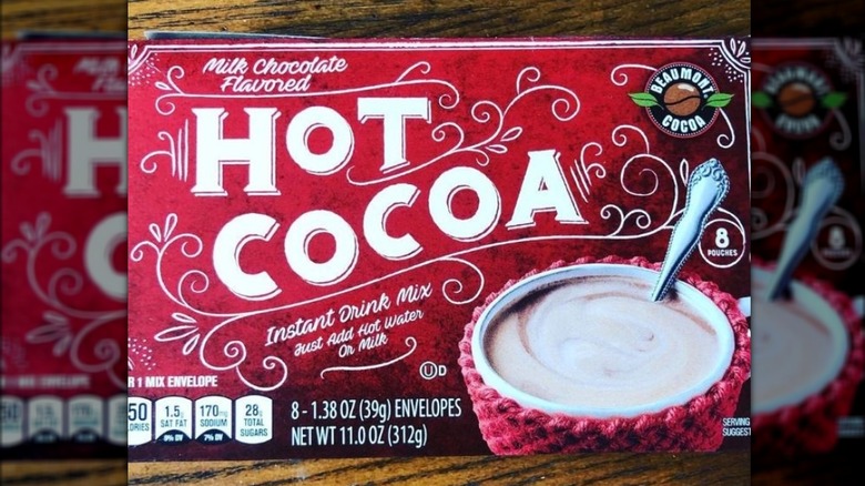 Beaumont milk chocolate flavored hot cocoa