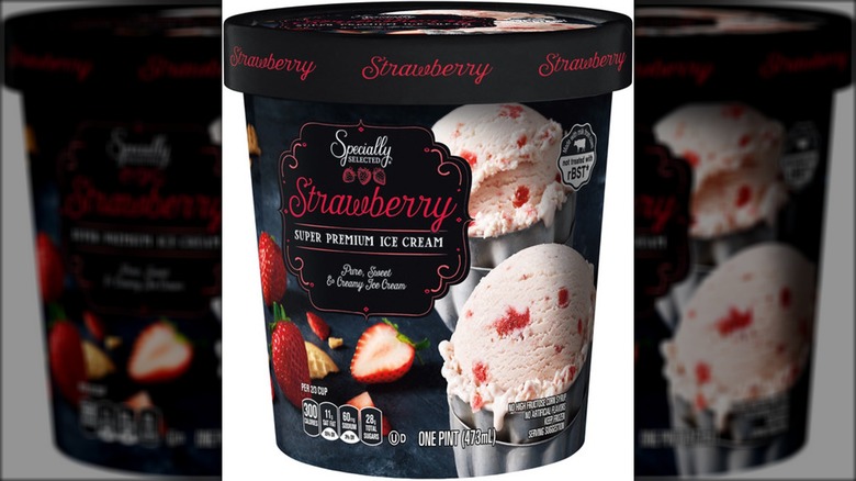 Specially Selected Strawberry ice cream