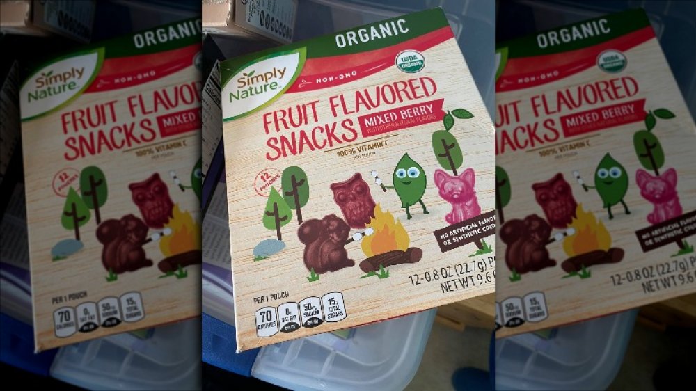 Simply Nature Fruit Flavored Snacks from aldi