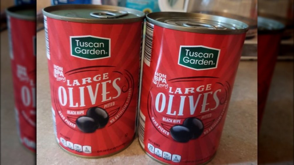 Tuscan Garden Large Black Olives from aldi