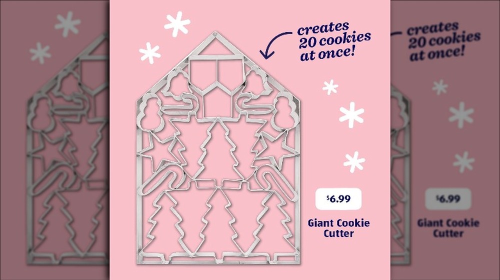 Alid's giant holiday cookie cutters, house