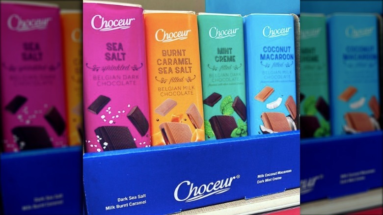 Choceur chocolate bars at Aldi