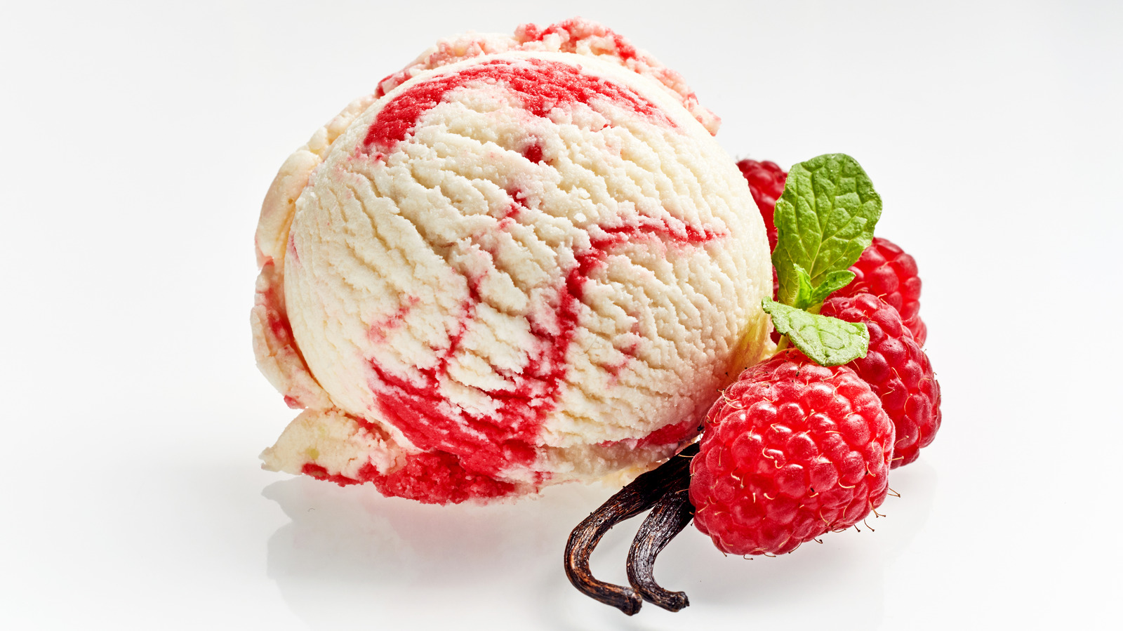Single Scoop of Strawberry Ice Cream
