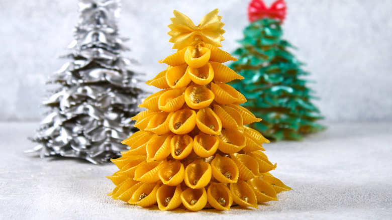 Pasta Christmas tree