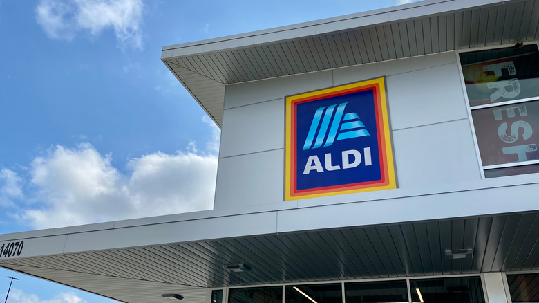 Outside of an Aldi