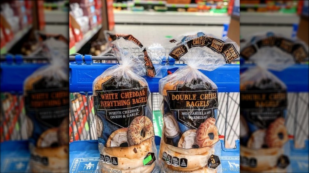 Aldi's new cheese bagels