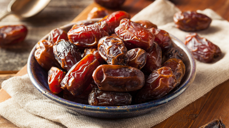 bowl of medjool dates