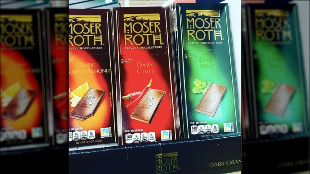 Moser Roth chocolate flavors