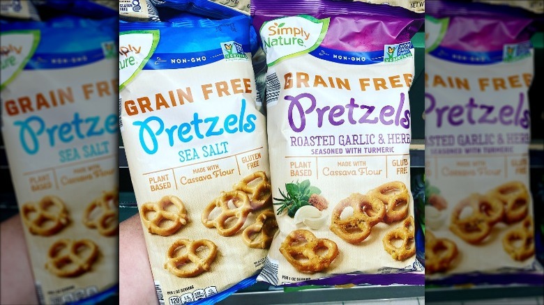 grain-free pretzels at Aldi