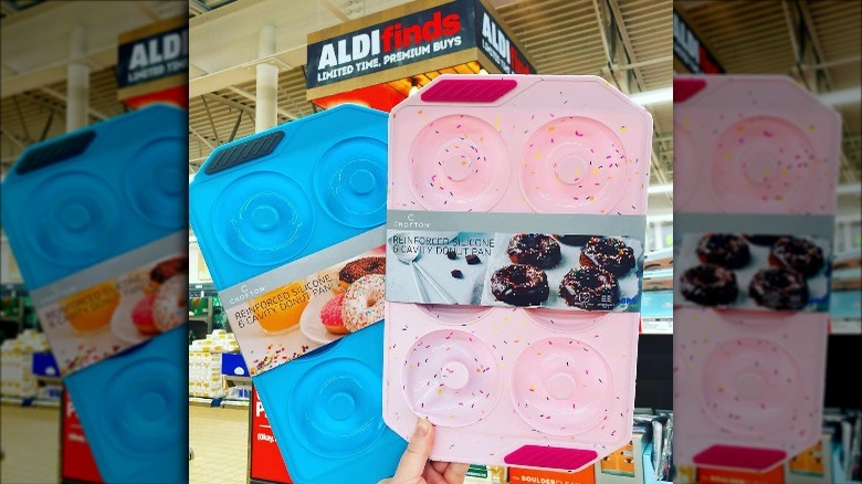 Silicone donut pans at Aldi