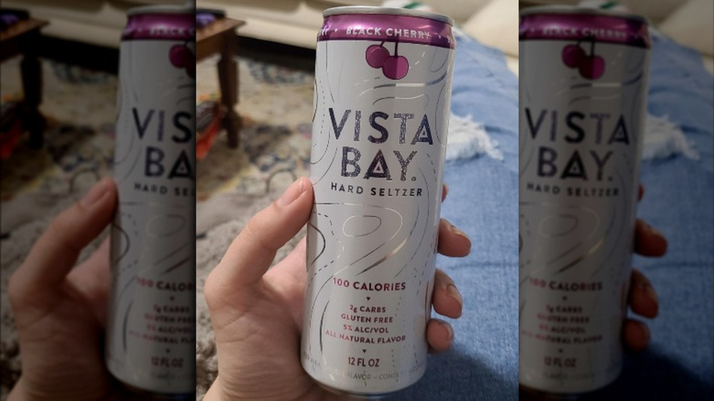 Can of Aldi Vista Bay seltzer