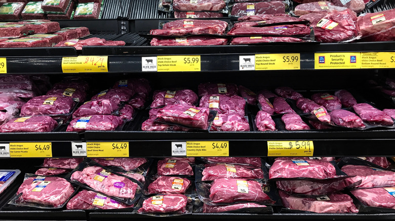 Aldi meat section