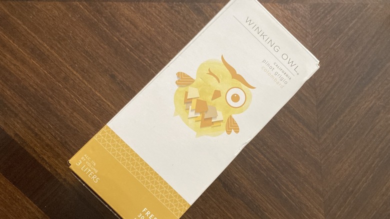 Box of Winking Owl Pinot Grigio