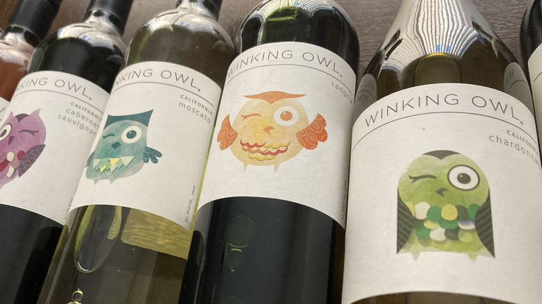 Winking Owl wines from Aldi