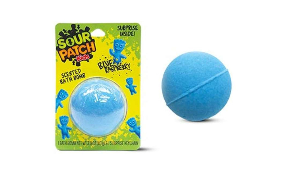 Aldi's Blue Raspberry Sour Patch Kids Bath Bomb