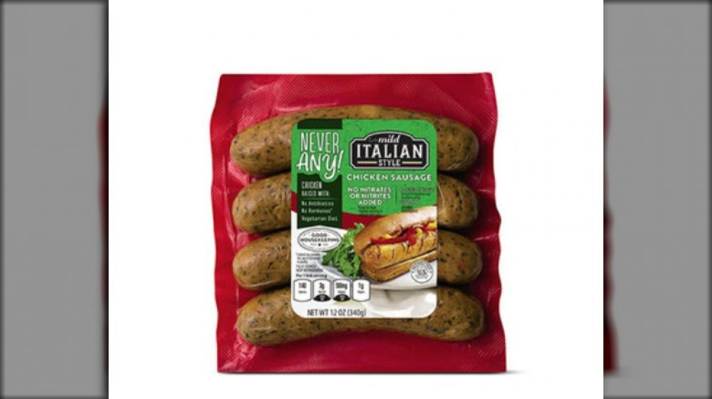 Italian chicken sausage from Aldi