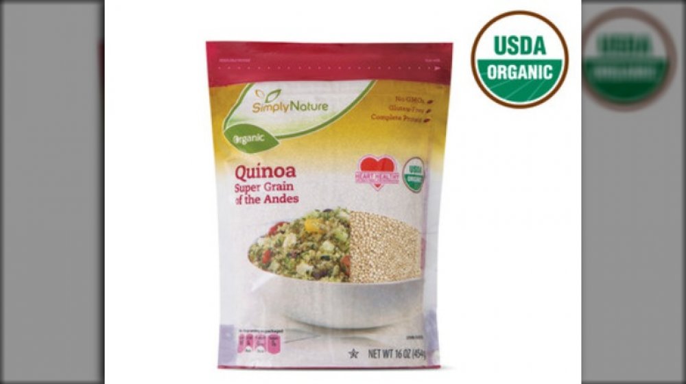 Bag of Aldi's quinoa