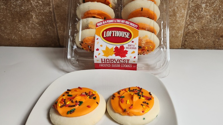 Lofthouse harvest frosted sugar cookies