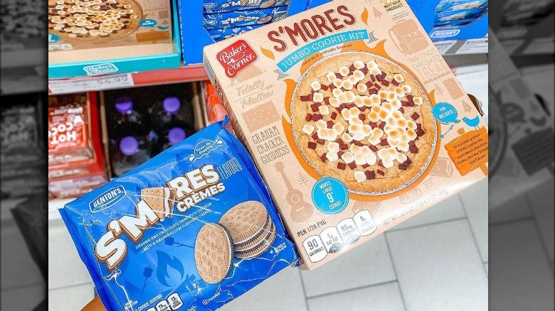 Aldi's S'mores Jumbo Cookie Kit