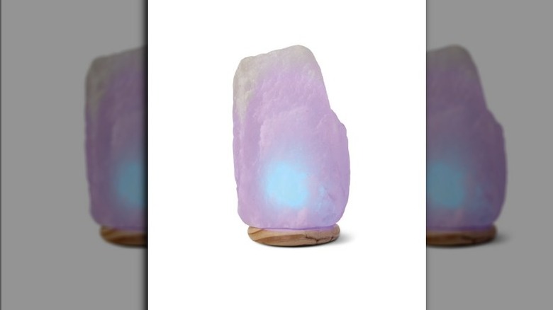 Salt crystal lamp