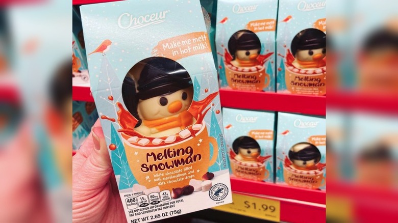 Aldi melting snowman