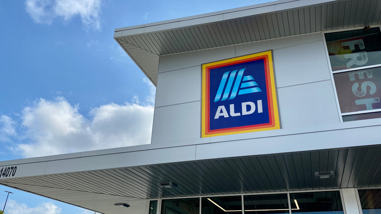 Outside of an Aldi