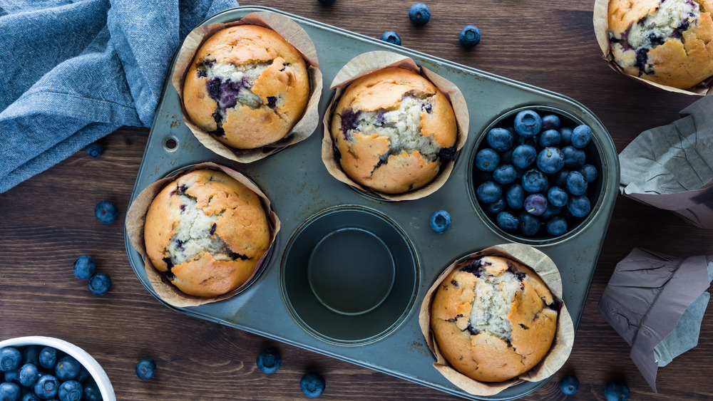 Blueberry muffins