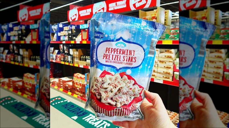 Peppermint Pretzel Stars from Aldi