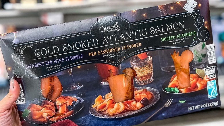 package of Gold Smoked Atlantic Salmon