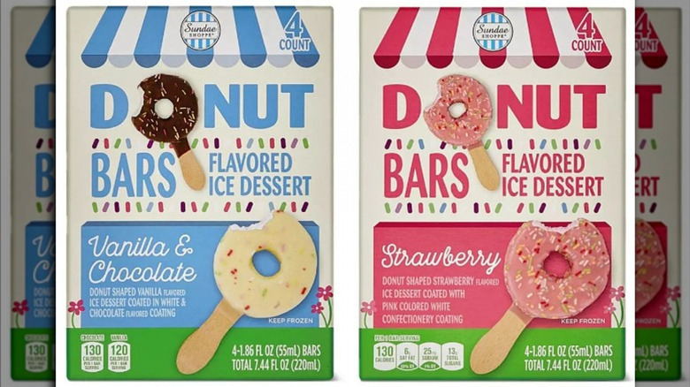 Aldi's ice cream donut bars