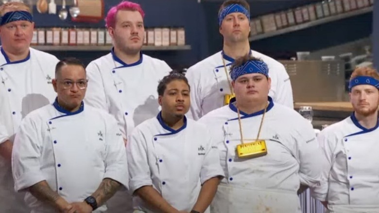 The blue team Hell's Kitchen 