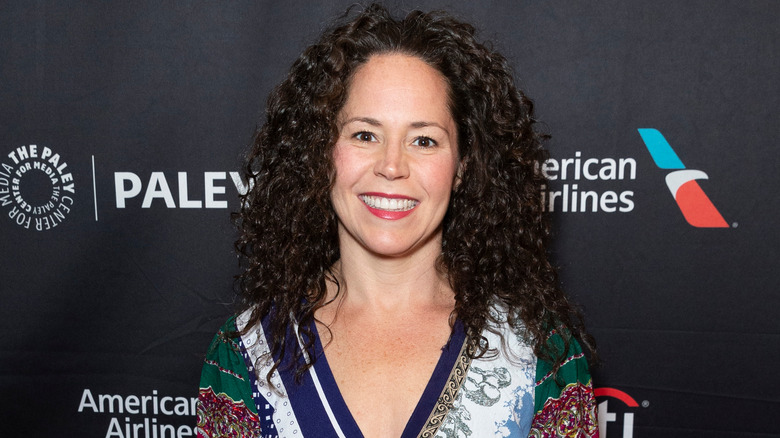 Stephanie Izard smiling on the red carpet