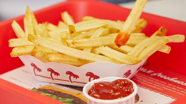 A basket of French fries from In-N-Out