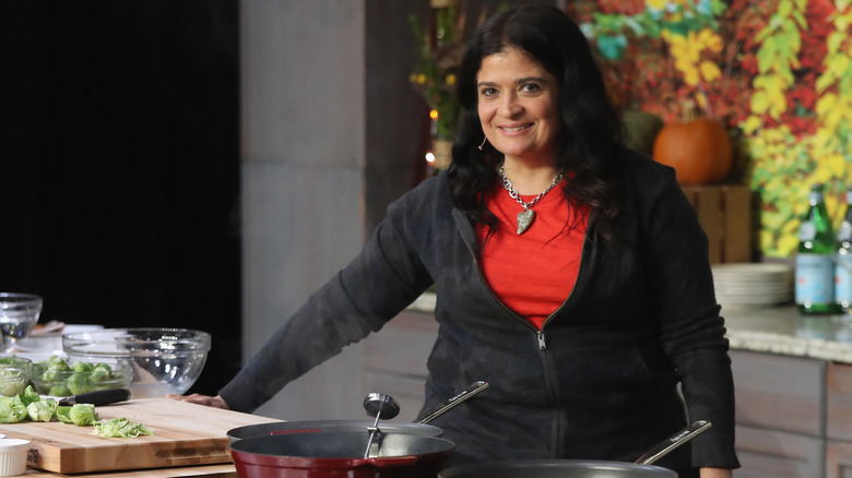 Alex Guarnaschelli in the kitchen