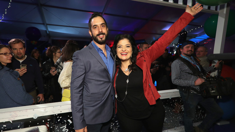 Alex Guarnaschelli and ex-fiance michael castellon