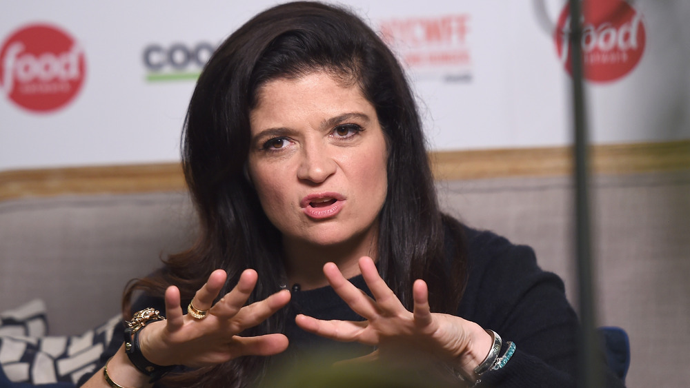 Alex Guarnaschelli talking with her hands