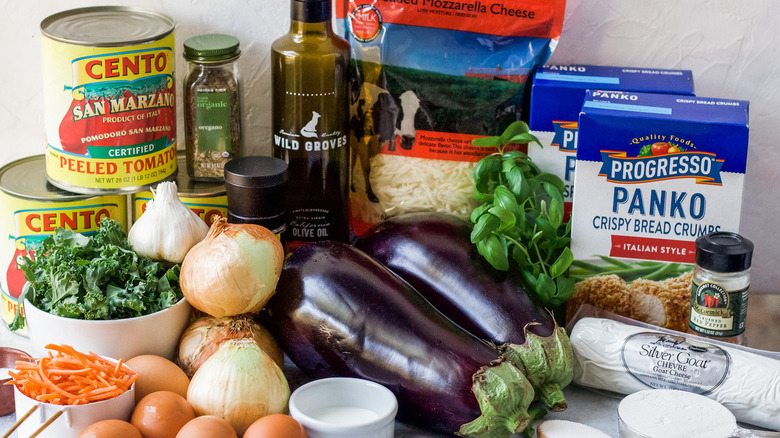 ingredients for eggplant parm