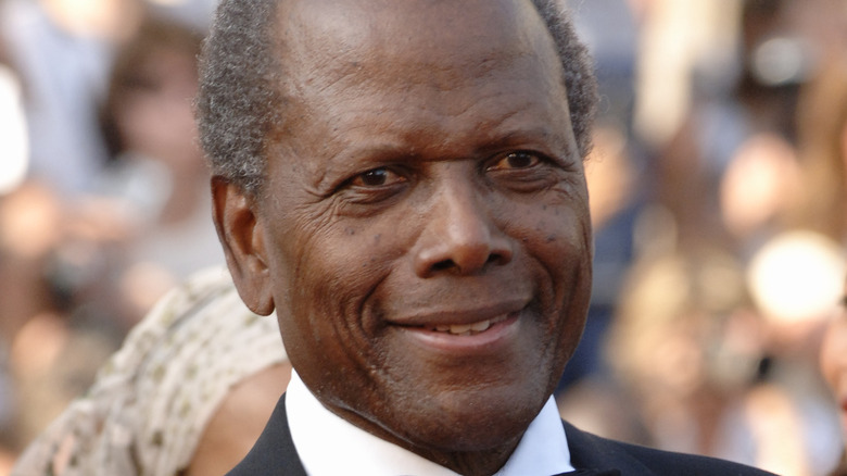 Sidney Poitier close-up