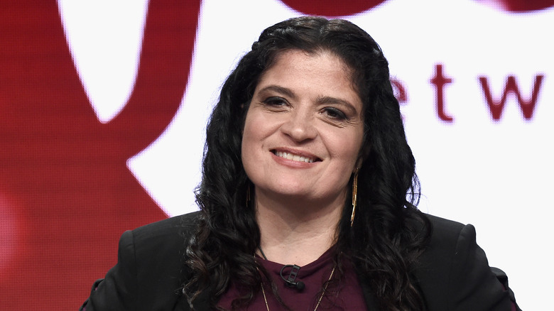 Alex Guarnaschelli in a candid photo