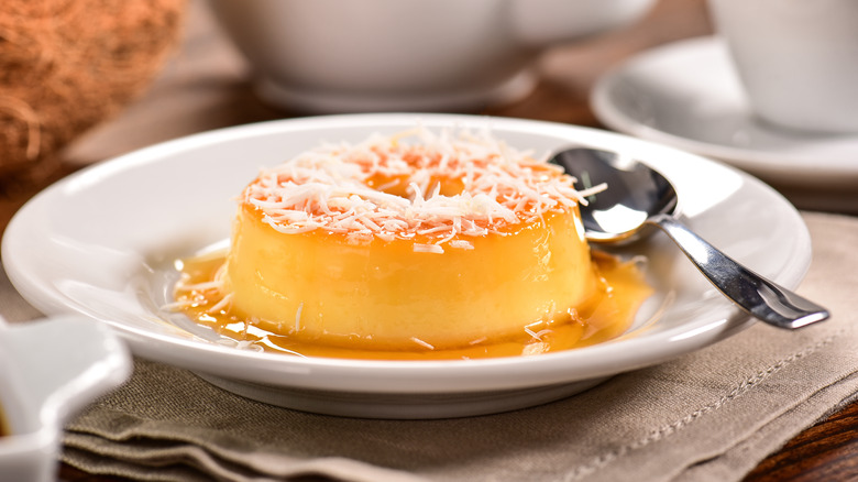 coconut flan