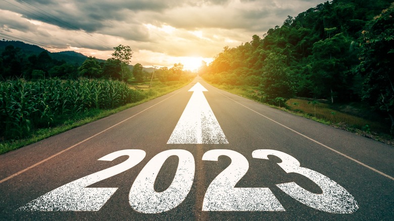 road with 2023 on it