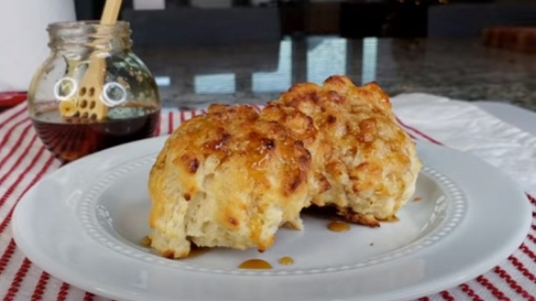 copycat Church's Honey-Butter Biscuits on plate