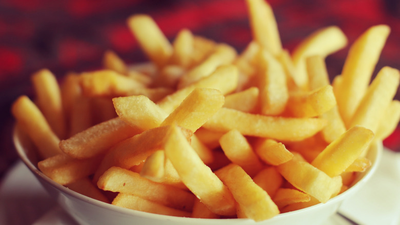 bowl of free french fries