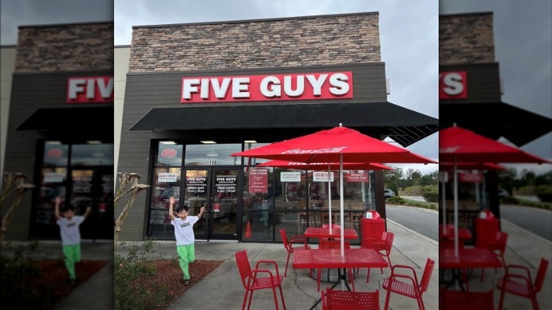 five guys exterior building