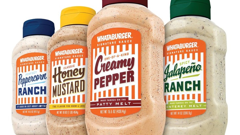 Whataburger line of sauces