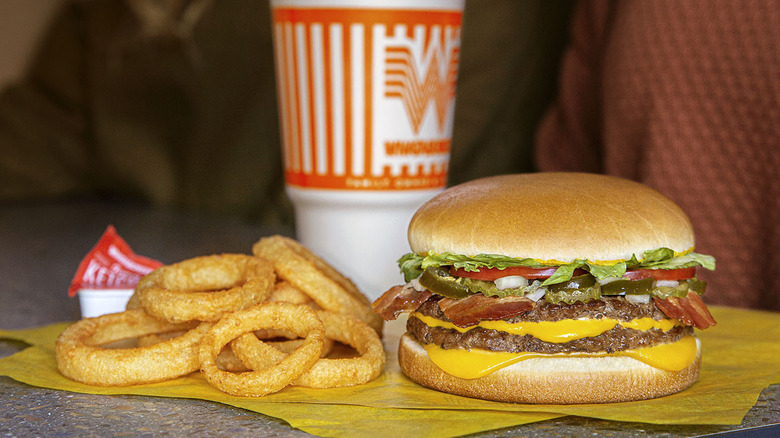 Whataburger double burger 