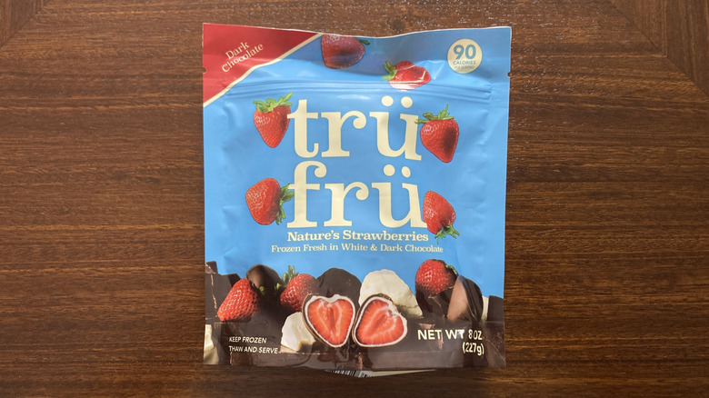 Tru Fru frozen dark chocolate strawberries