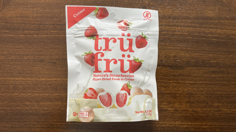 Tru Fru dried strawberries and creme