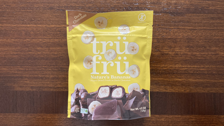 Tru Fru dark chocolate dried bananas